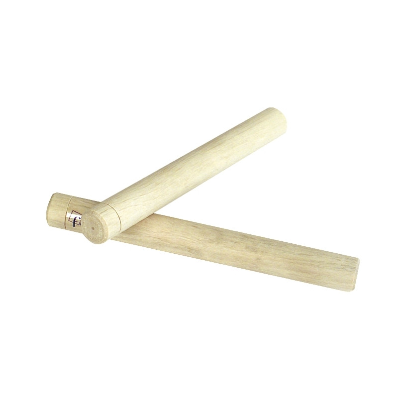 Paire de claves en bois 18 cm