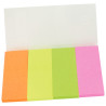 Etui de 4 distributeurs de 40 marque-pages en papier couleurs assortie