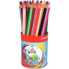 Pot de 38 crayons de couleur Trio assortis