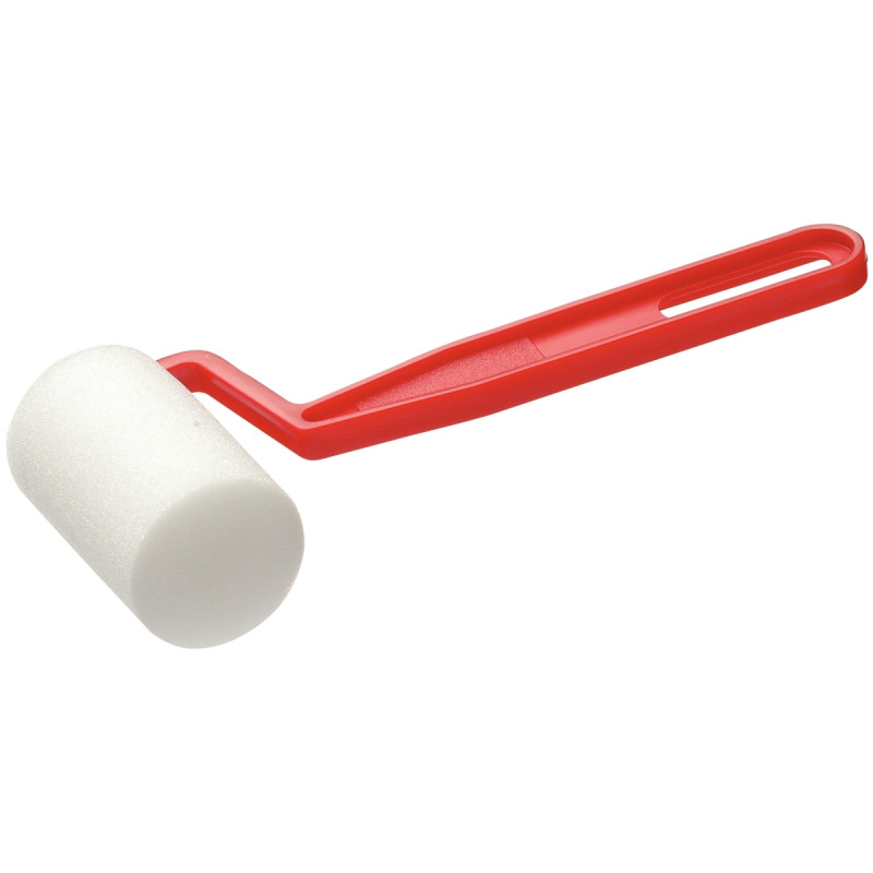 Paquet de 10 Rouleaux à peindre en mousse 50 mm avec manche en plastiq