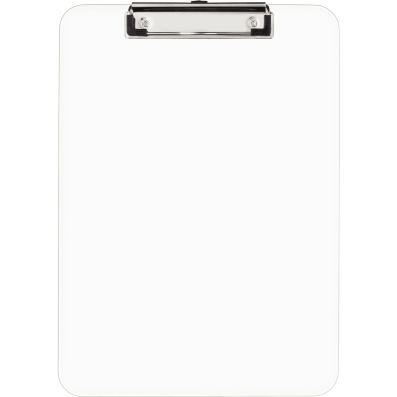 Plaque porte bloc en cristal incolore format A4