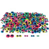 Sac de 1000 yeux mobiles adhésifs colorés