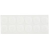Pochette pastilles de Velcro super adhésif blanc 24 pastilles males et
