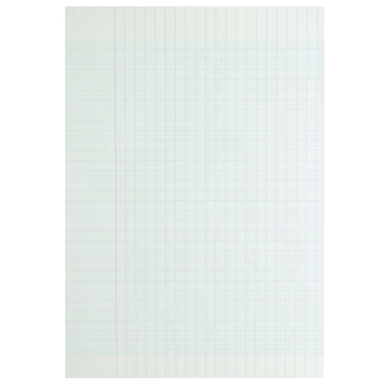 Copies doubles 200 pages non perforées 70g, format A4, seyès