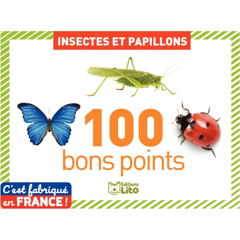 Boite de 100 images les insectes