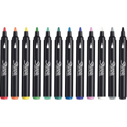 Blister de 12 marqueurs Sharpie créative assortis