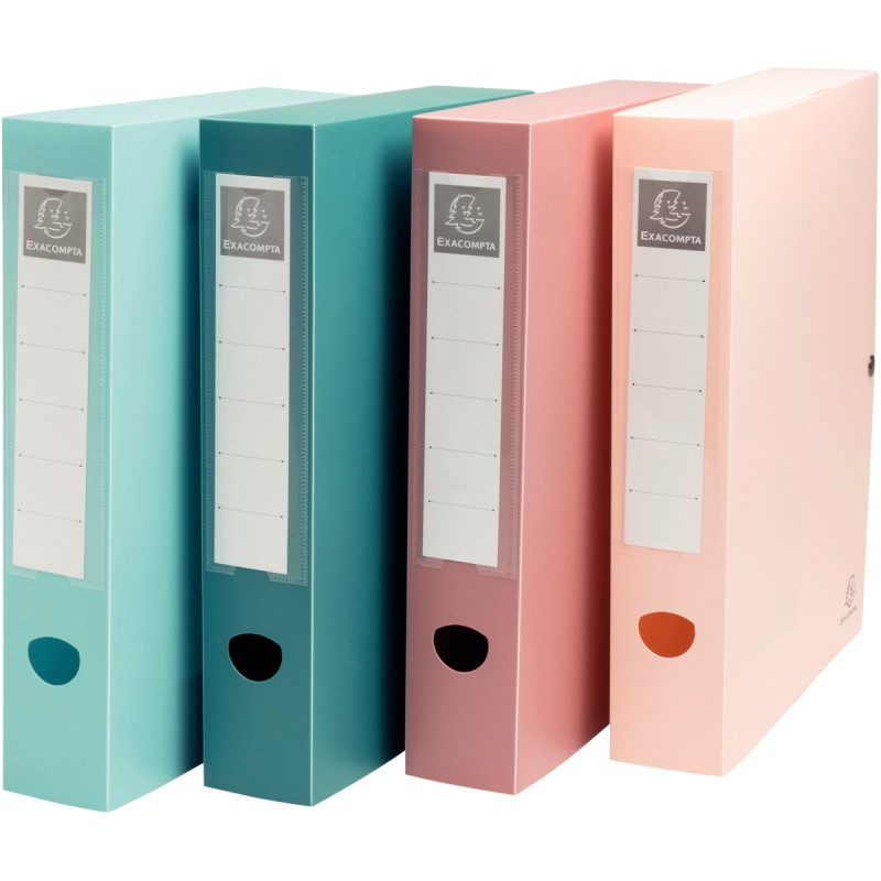 Boîte de classement SKANDI en polypropylène recyclé, dos 6 cm, coloris