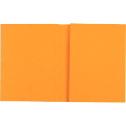 Lot de 10 protège-cahiers grands rabats en carte lustrée, pour format