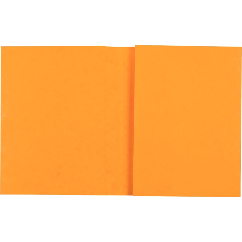 Lot de 10 protège-cahiers grands rabats en carte lustrée, pour format