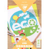 Bloc de 100 feuilles de papier dessin couleur recyclé format A4 80g