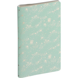 Agenda semainier Méline 9x16cm Vert d'eau
