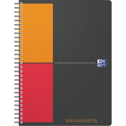 Cahier à reliure intégrale TASK MANAGER format tablette B5, 160 pages