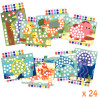 Pack 24 ateliers gommettes animaux