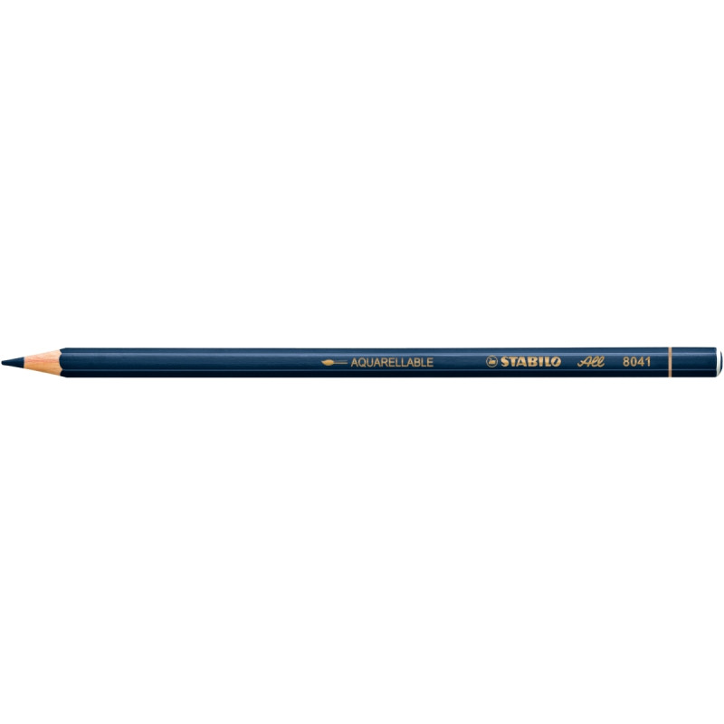 Boite de 12 crayons effaçables All bleus