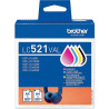 Brother CASQUE lot de 4 cartouches d'encre noir, cyan, magenta, jaune