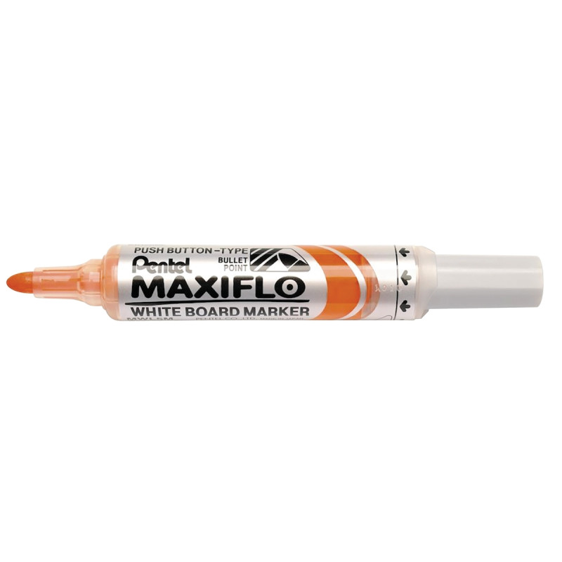 Marqueur tableau blanc Maxiflo pointe ogive 6mm orange