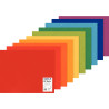 Paquet de 10 feuilles mi-teintes 50x65cm couleurs vives