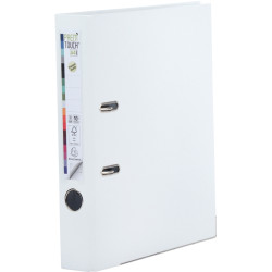 Classeur à levier PREM'TOUCH format A4+, dos 5 cm, blanc