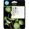HP 924 pack de 4 cartouches d'encre noire, cyan, magenta et jaune auth