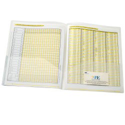 Paquet de 10 chemises double poche en polypropylène 20/100ème, incolor