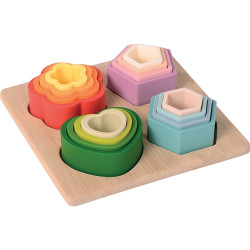 Empilages formes et couleurs en silicone