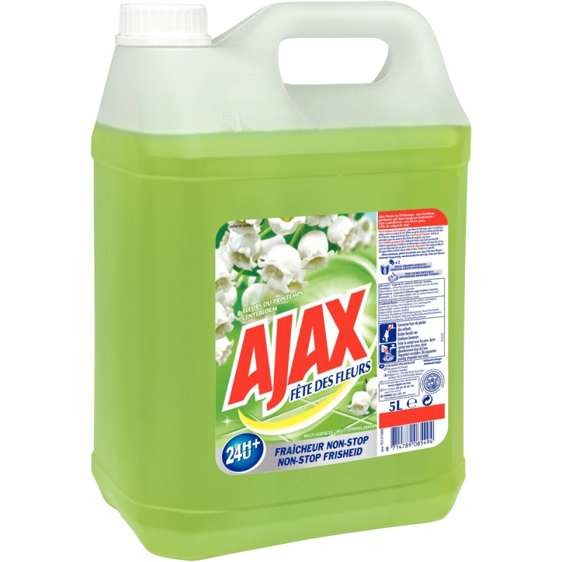 Bidon 5L nettoyant multi-usages fleurs de printemps