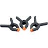 Blister de 20 pinces serre colle 65 mm