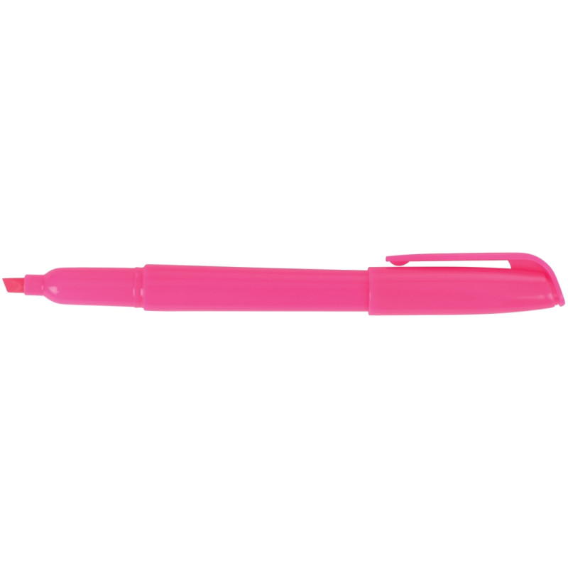Surligneur de poche rose