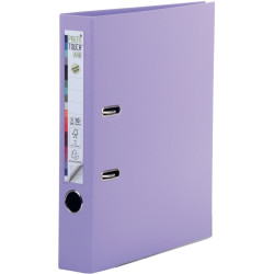 Classeur à levier PREM'TOUCH format A4+, dos 5 cm, lilas