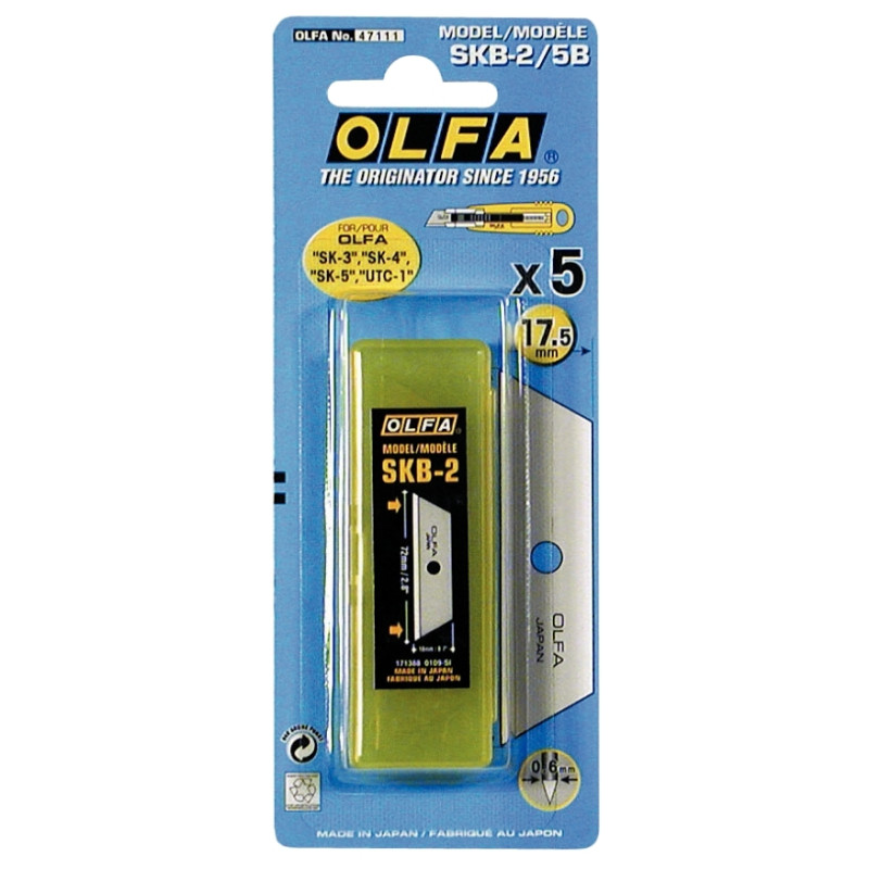 Blister de 5 lames pour 59043 et 59045