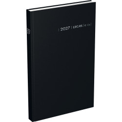 Agenda carre 1 jour euro/centimes noir
