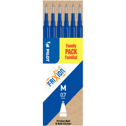 Étui de 6 recharges Frixion bleues