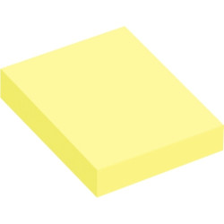 Lot de 12 blocs de 100 feuilles de notes repositionnables 40 x 50 mm c