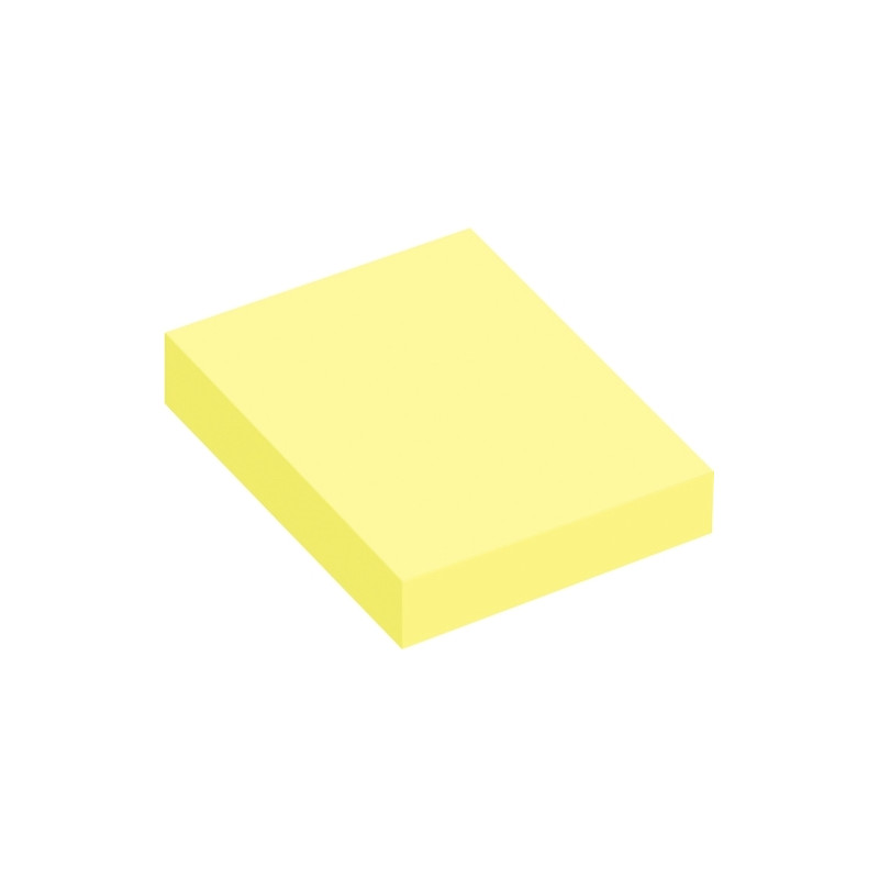 Lot de 12 blocs de 100 feuilles de notes repositionnables 40 x 50 mm c