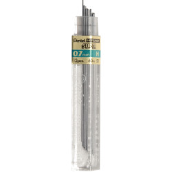 Étui de 12 mines Hi-Polymer 0,7 mm H