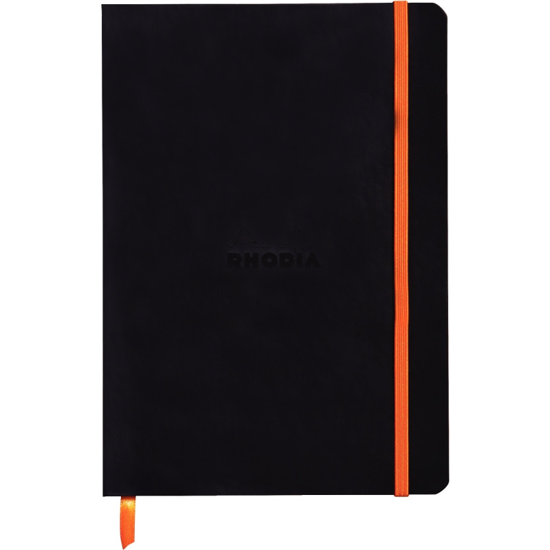 Carnet 160 pages RHODIARAMA format A5, ligné, couverture souple en sim