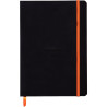 Carnet 160 pages RHODIARAMA format A5, ligné, couverture souple en sim