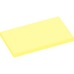 Lot de 12 blocs de 100 feuilles de notes repositionnables 75 x 125 mm