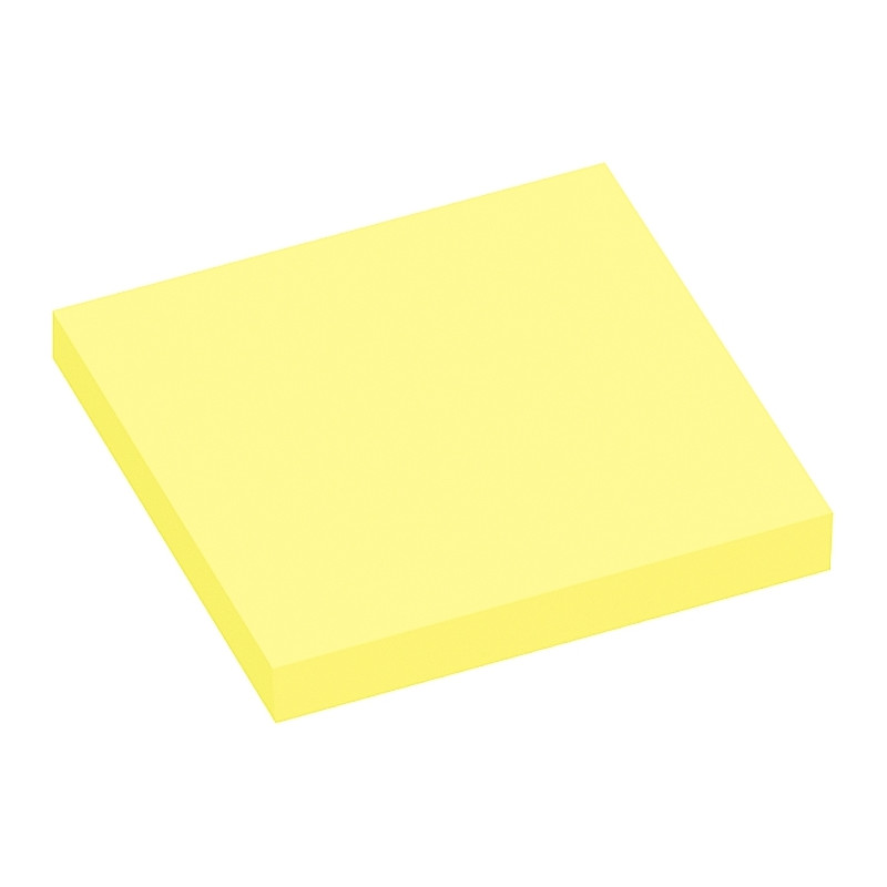 Lot de 12 blocs de 100 feuilles de notes repositionnables 75 x 75 mm c