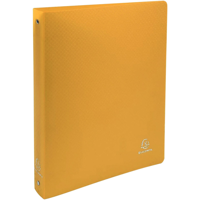 Classeur 4 anneaux en polypropylène OPAK, format A4+, dos 4 cm, jaune