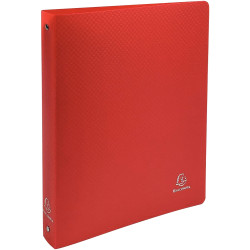 Classeur 4 anneaux en polypropylène OPAK, format A4+, dos 4 cm, rouge