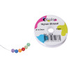 Bobine de 100 m de fil nylon diamètre 0,50 mm