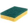 Lot de 2 éponges avec abrasif vert