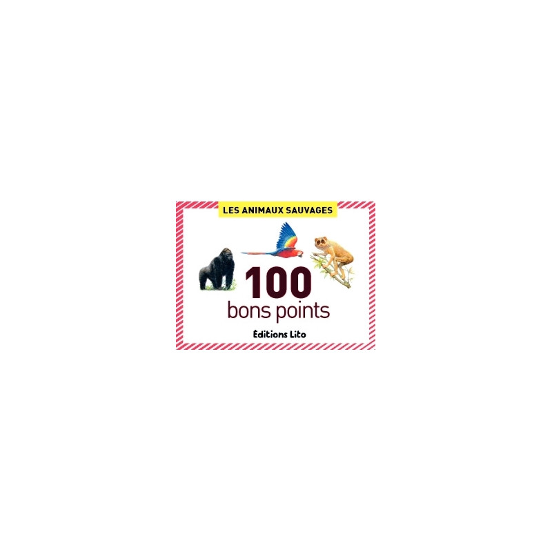 Boite de 100 images Les animaux sauvages