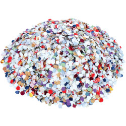 Sachet de 1 kg de confettis multicolores