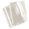 Sachet de 100 pochettes perforées en polypropylène lisse 5/100ème