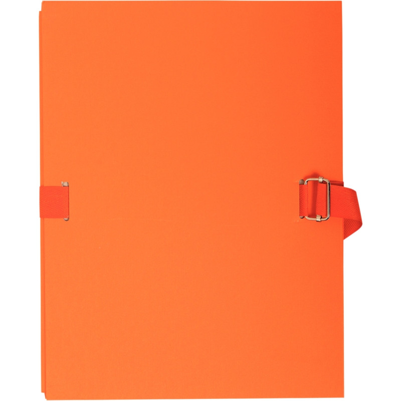 Chemise extensible toilée, orange