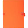 Chemise extensible toilée, orange
