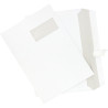 Boite de 250 enveloppes blanches 229x324mm 90g bande siliconée fenêtre
