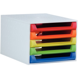 Module 5 tiroirs THE BOX arlequin